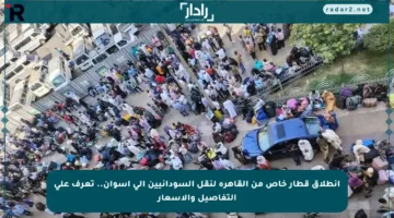 انطلاق قطار خاص من القاهرة لنقل السودانيين إلى أسوان.. تعرف على التفاصيل والأسعار